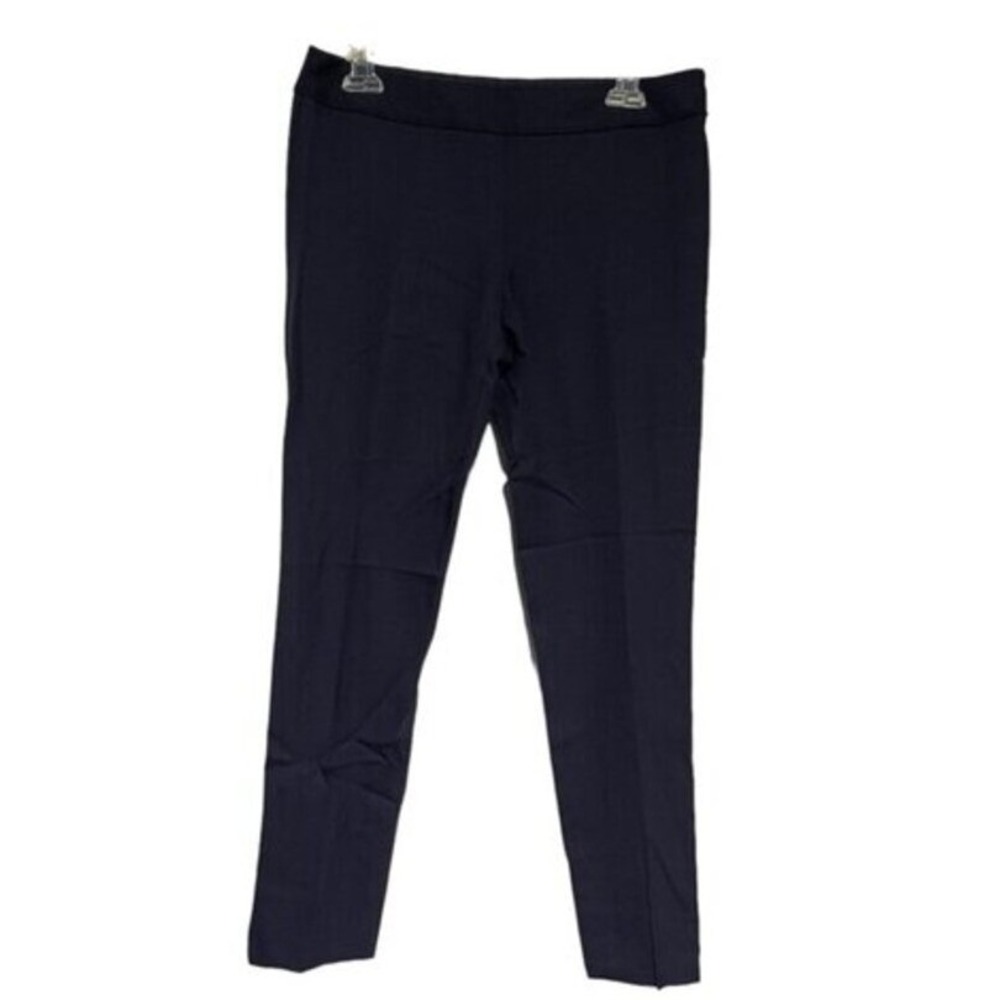 Tory Burch Size 8. Blue Wool Blend Slim Straight Leg Professional Dress‎ Pants